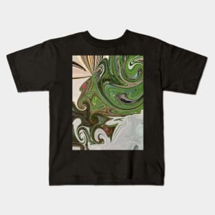 Abstract Marbling Kids T-Shirt